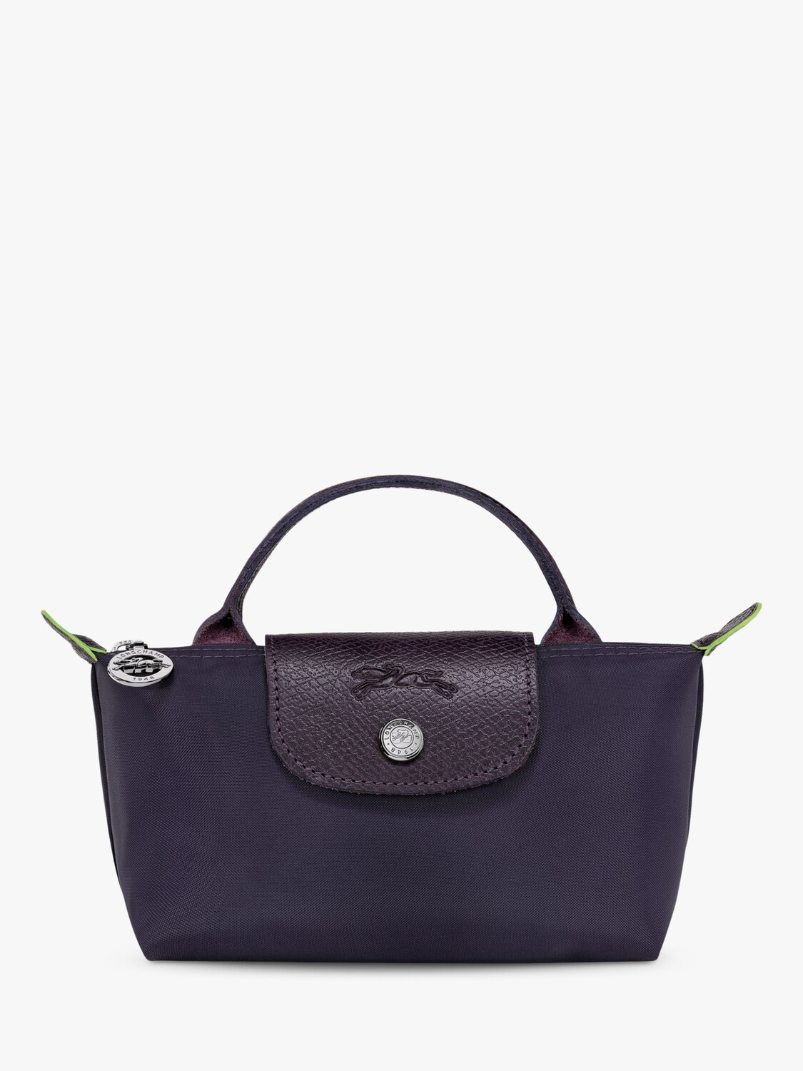 

Зеленый клатч Le Pliage Longchamp, черника