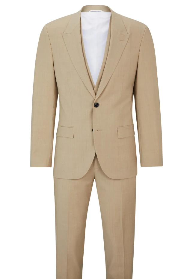 

Деловой костюм henry/getlin242v2x slim fit Hugo, бежевый