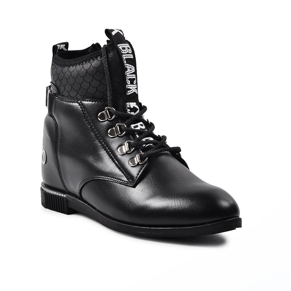 7030 Черные женские ботинки Ayakmod