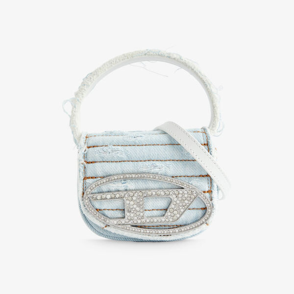 

Джинсовая сумка через плечо 1dr xs Diesel, цвет ice