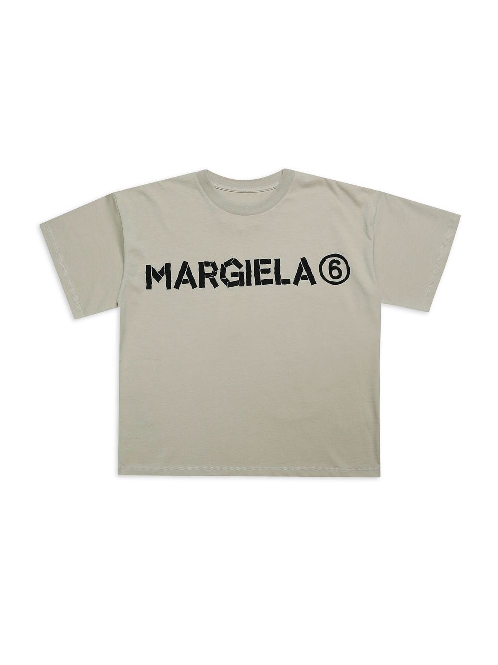 

Футболка Little Kid's & Kid's Logo MM6 Maison Margiela, кэмел