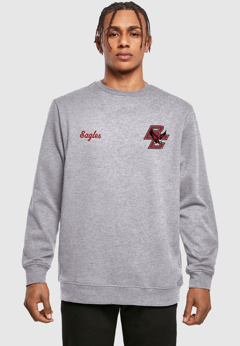 

Толстовка BOSTON COLLEGE-BC EAGLES CREWNECK Merchcode, светло-серый