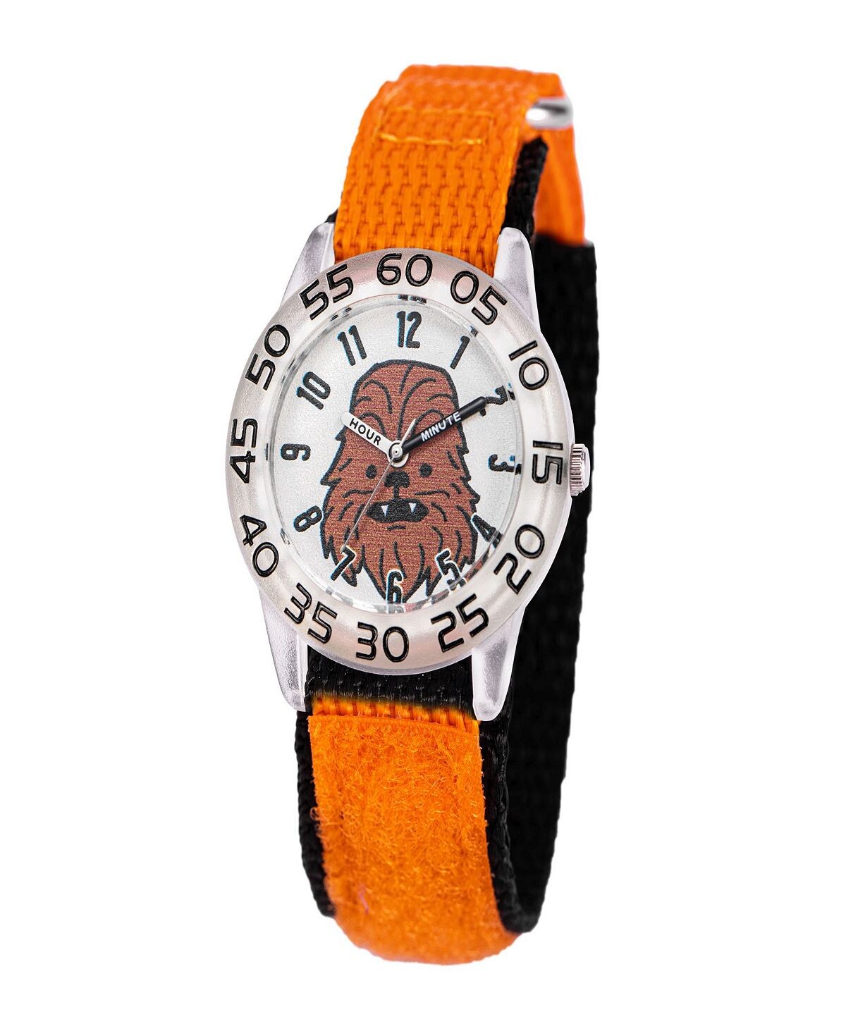 

Часы Disney Star Wars Chewbacca для мальчиков с пластиковым оранжевым нейлоновым ремешком, 32 мм ewatchfactory