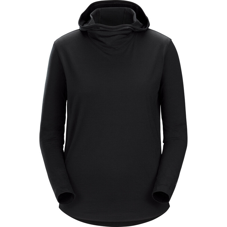 

Женское худи Lana из мериносовой шерсти Arcteryx, черный