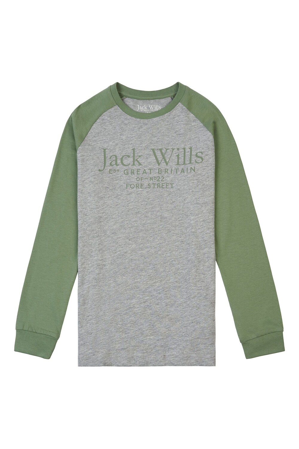 

Серая футболка с длинными рукавами Jack Wills, серый