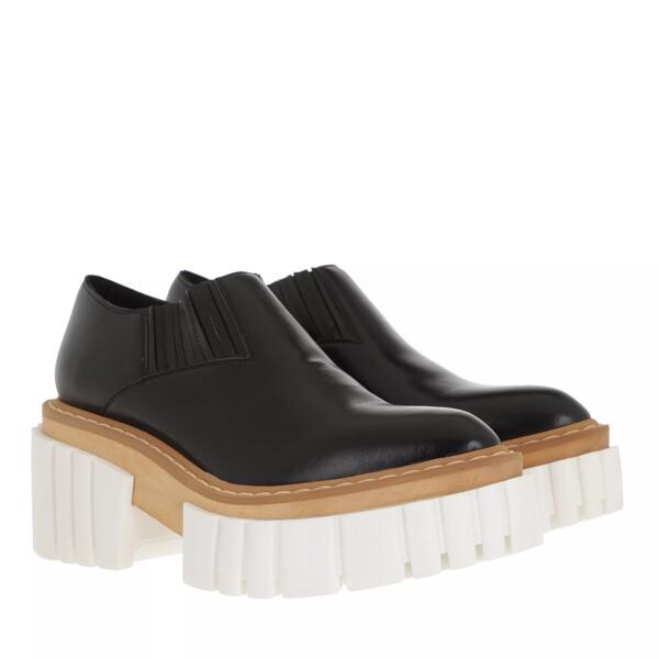 

Лоферы emilie lace-up shoes Stella Mccartney, черный
