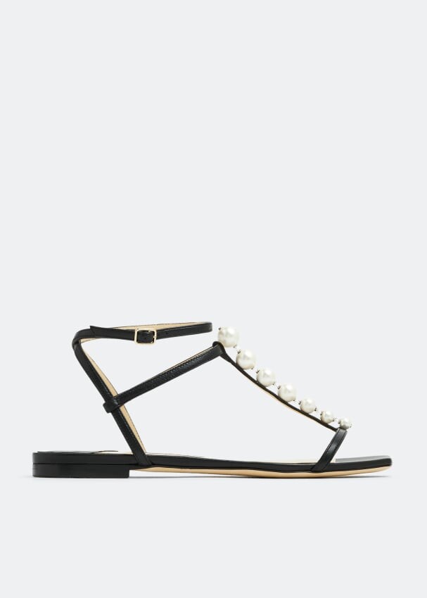 

Сандалии Jimmy Choo Amari Flat, черный