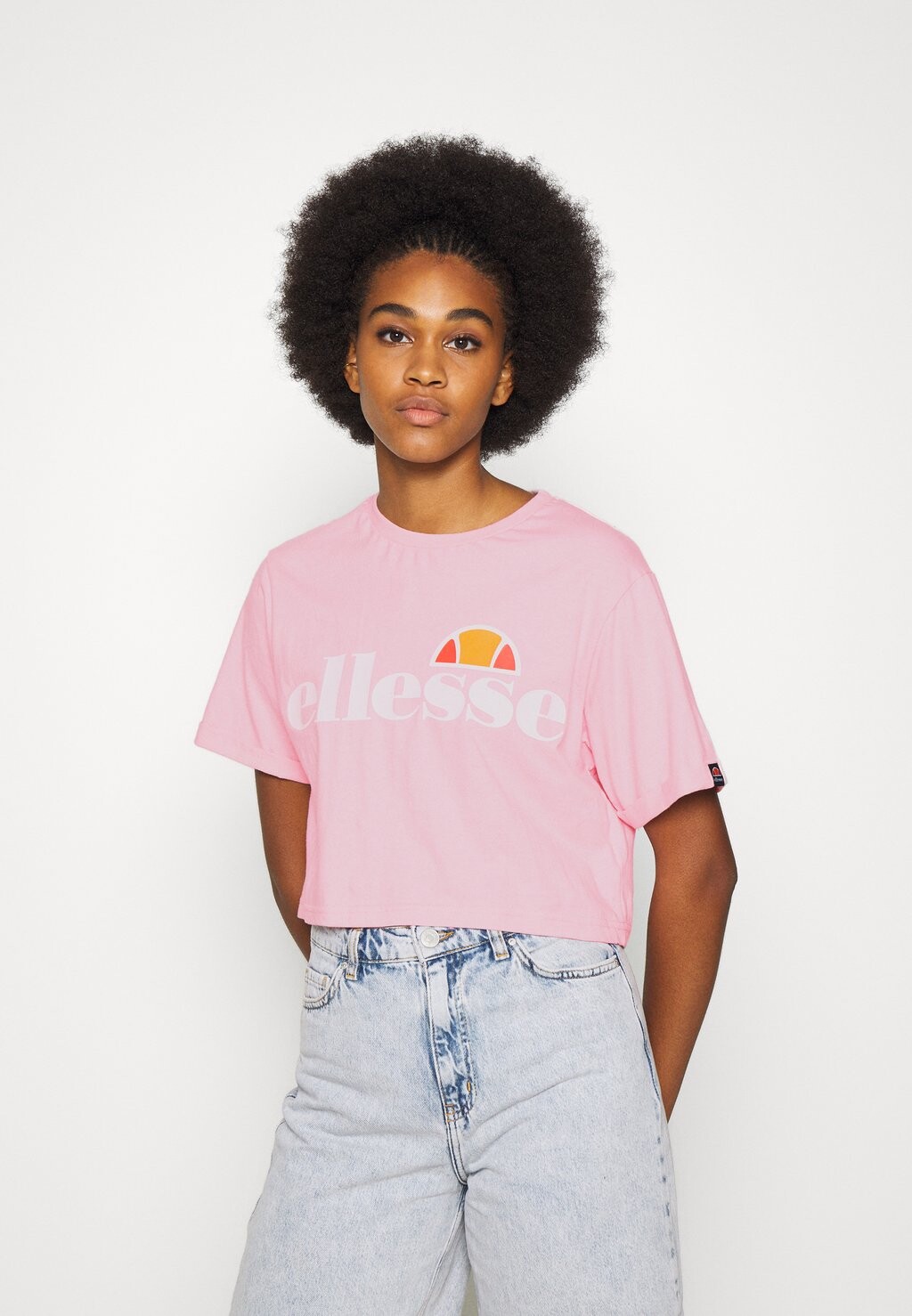 

Футболка с принтом Ellesse, светло-розовый
