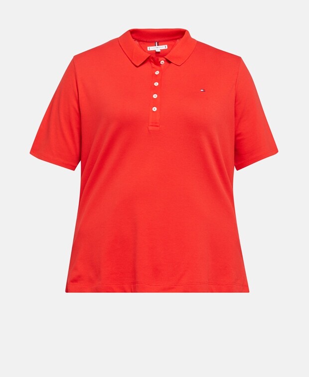 

Рубашка поло Tommy Hilfiger Curve, красный
