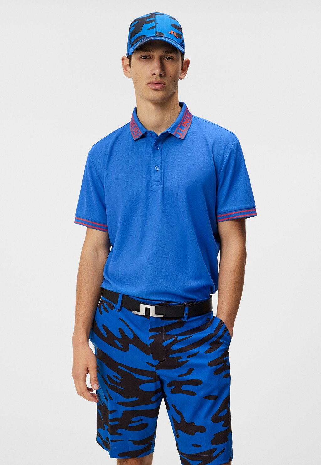 

Рубашка-поло AUSTIN REGULAR J.LINDEBERG Sports, цвет nautical blue