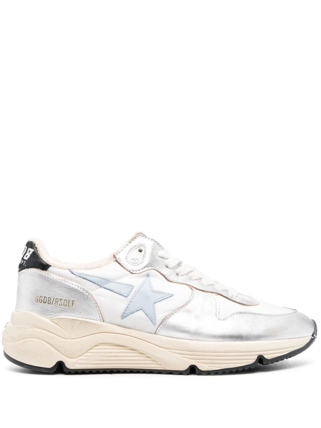 

Golden Goose кроссовки Running Sole с эффектом металлик, белый