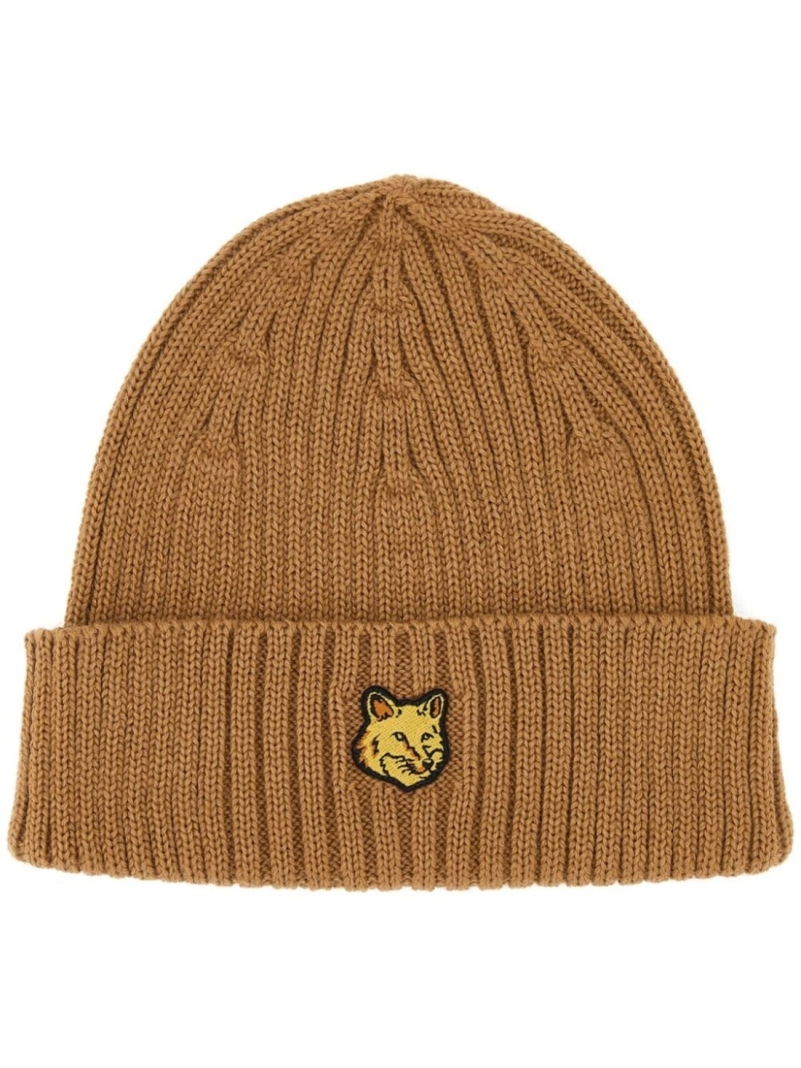 

Maison Kitsuné шапка-бини с логотипом, коричневый