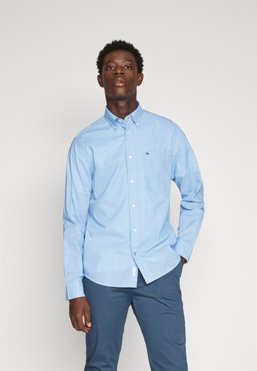 

Рубашка HOUNDSTOOTH SHIRT Tommy Hilfiger, синий заклинание/мульти