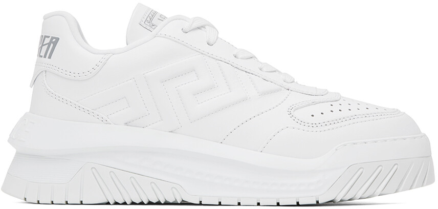 

Белые кроссовки Greca Odissea Versace, цвет Optical white
