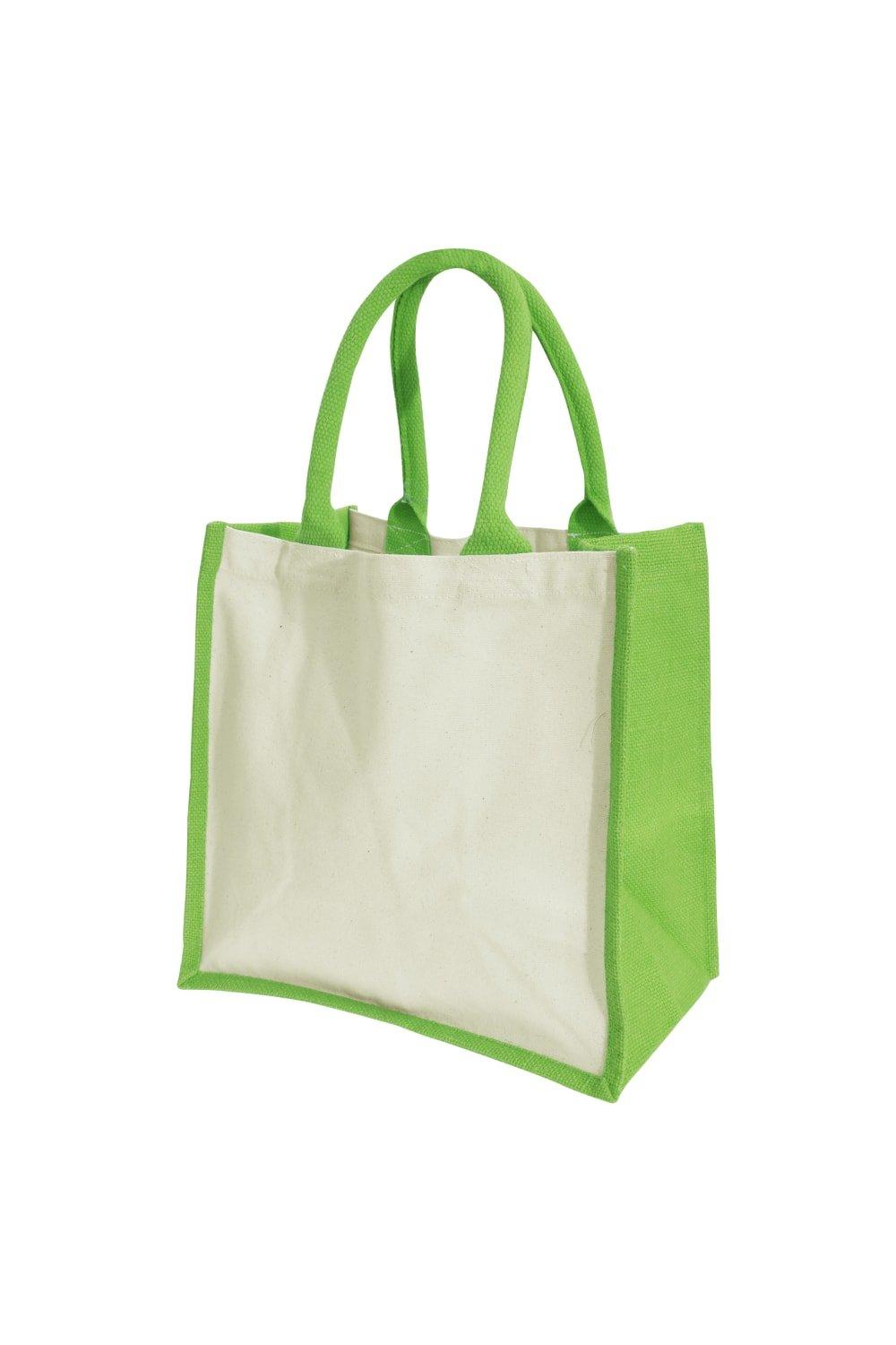Джутовая сумка-миди для принтеров (14 литров) (2 шт. в упаковке) Westford Mill, зеленый