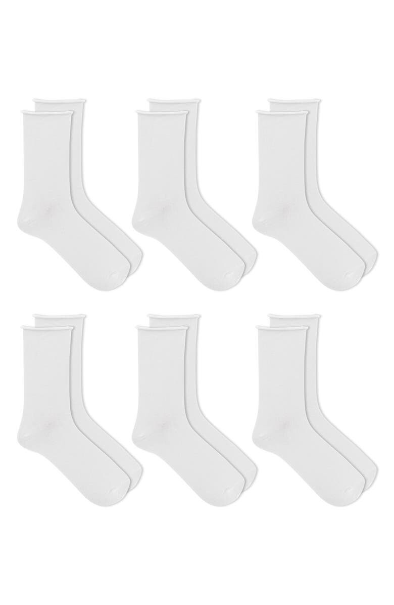 

Набор из 6 носков в рубчик K BELL SOCKS, белый