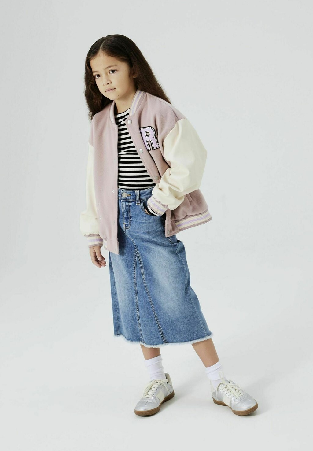 

Юбка А-силуэта Name it, цвет medium blue denim