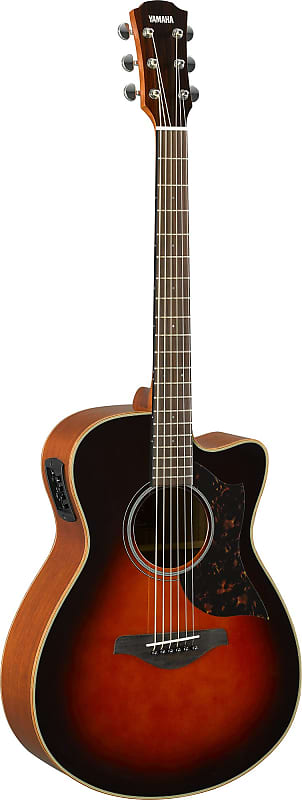 цена Акустическая гитара Yamaha AC1M Small Body Cutaway Acoustic Electric - Tobacco Brown Sunburst