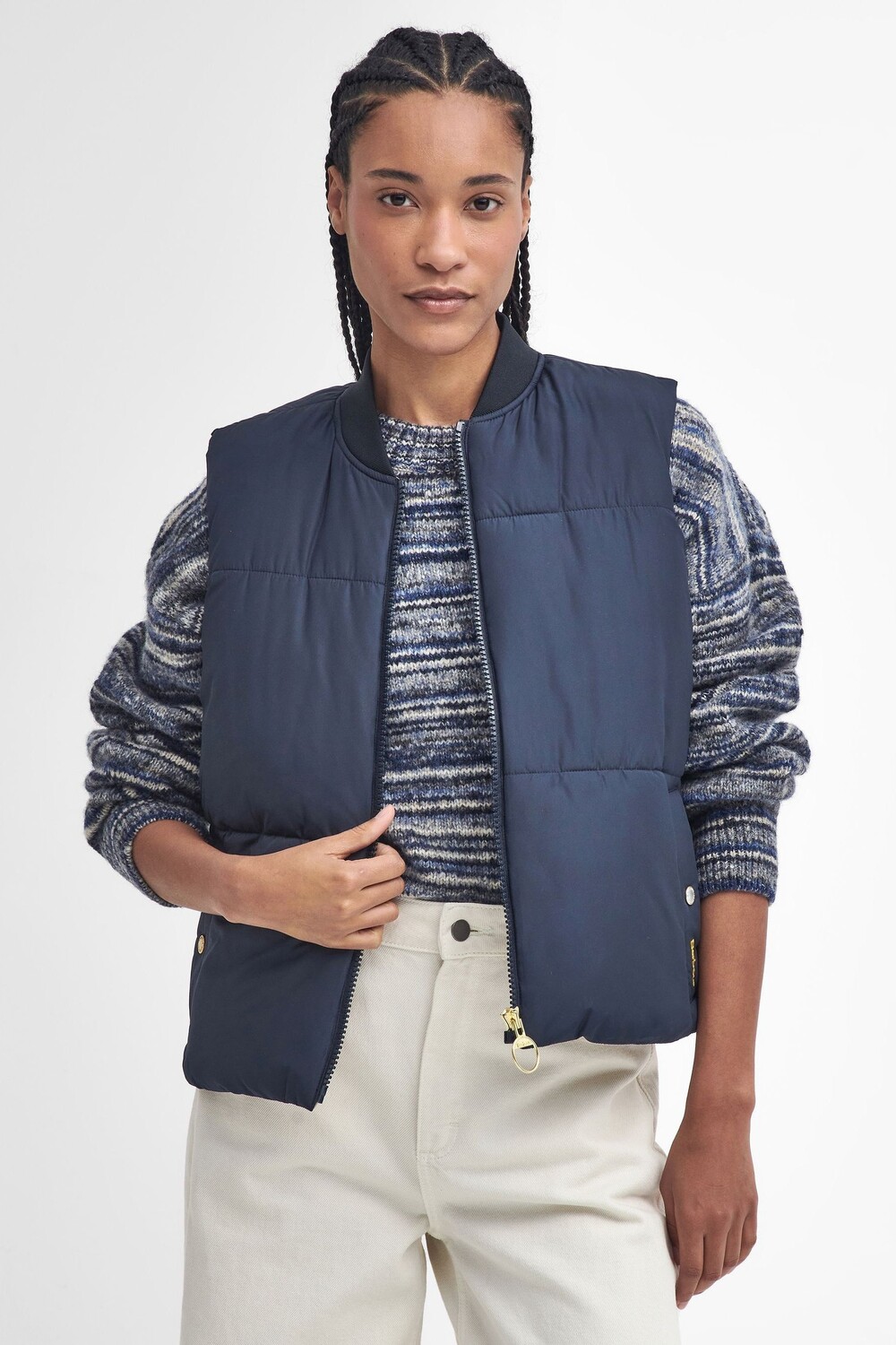 

Fay box пуховик жилет Barbour, синий