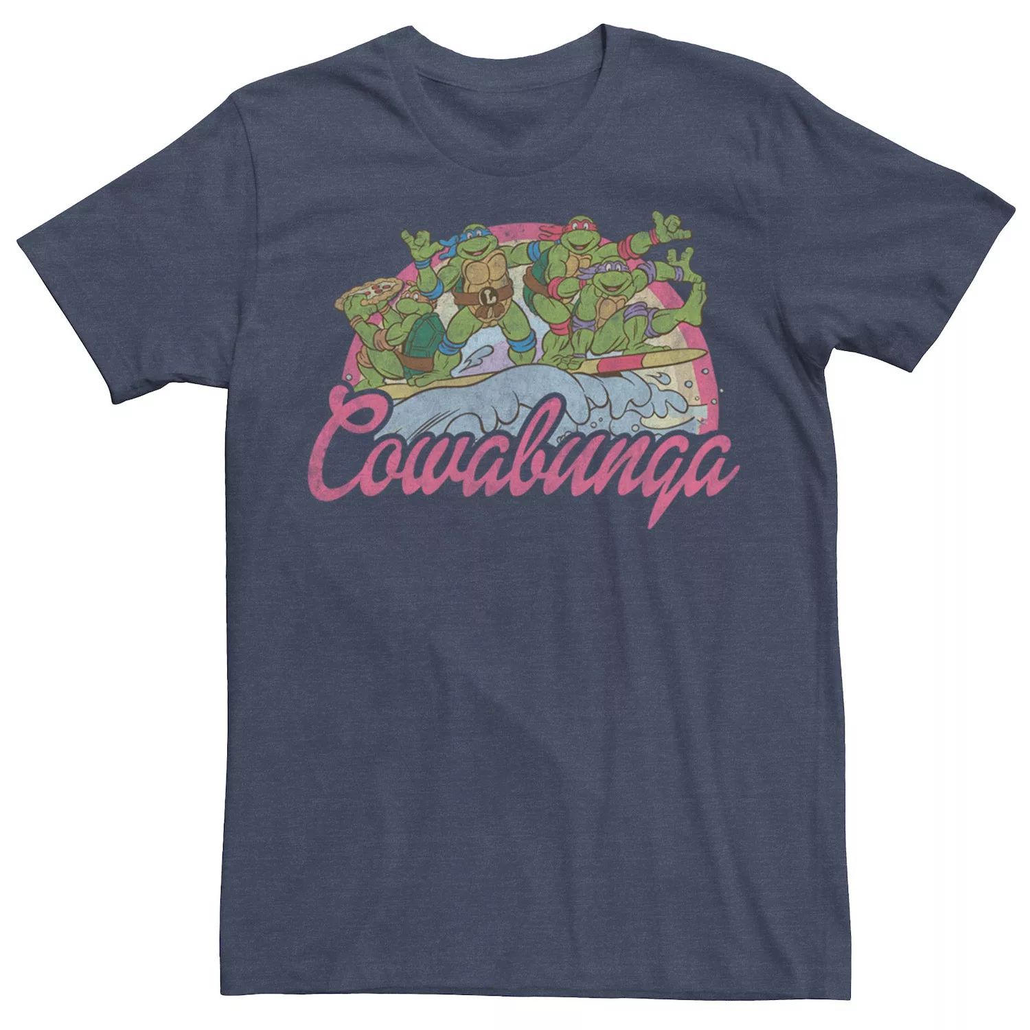 Мужская футболка для серфинга Teenage Mutant Ninja Turtles Cowabunga Licensed Character teenage mutant ninja turtles cowabunga collection ps4 английская версия
