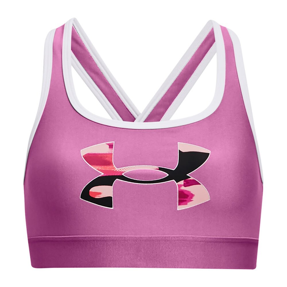 

Спортивный бюстгальтер Under Armour Crossback Graphic, розовый