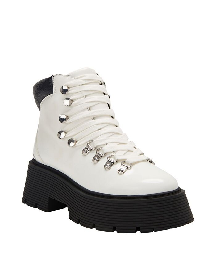 

Женские ботильоны на платформе со шнуровкой The Jenifer Lug Sole Katy Perry, цвет Optic White, Black