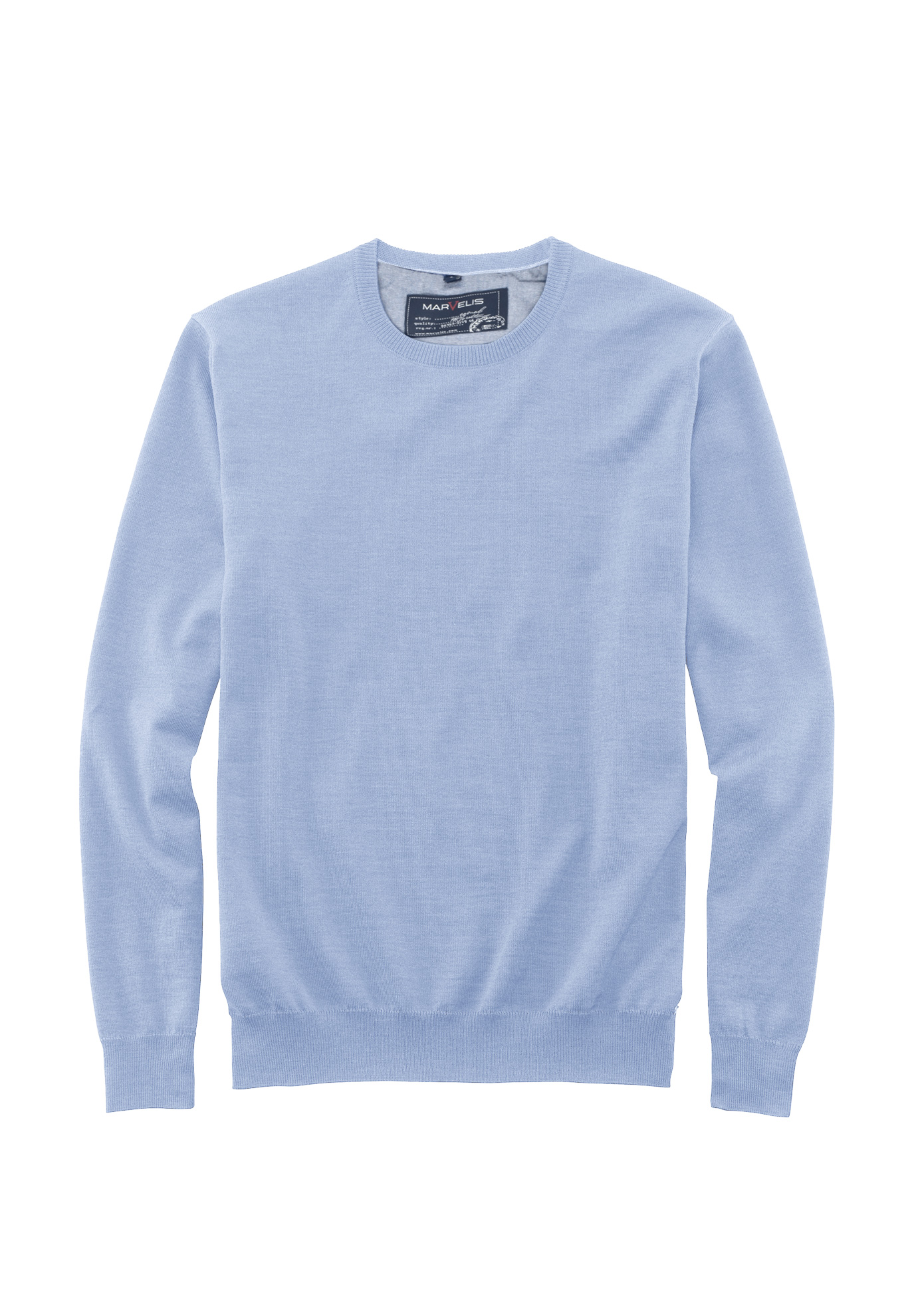Пуловер MARVELIS, светло синий жакет на пуговицах marvelis marvelis размер xl цвет серый арт 63151660