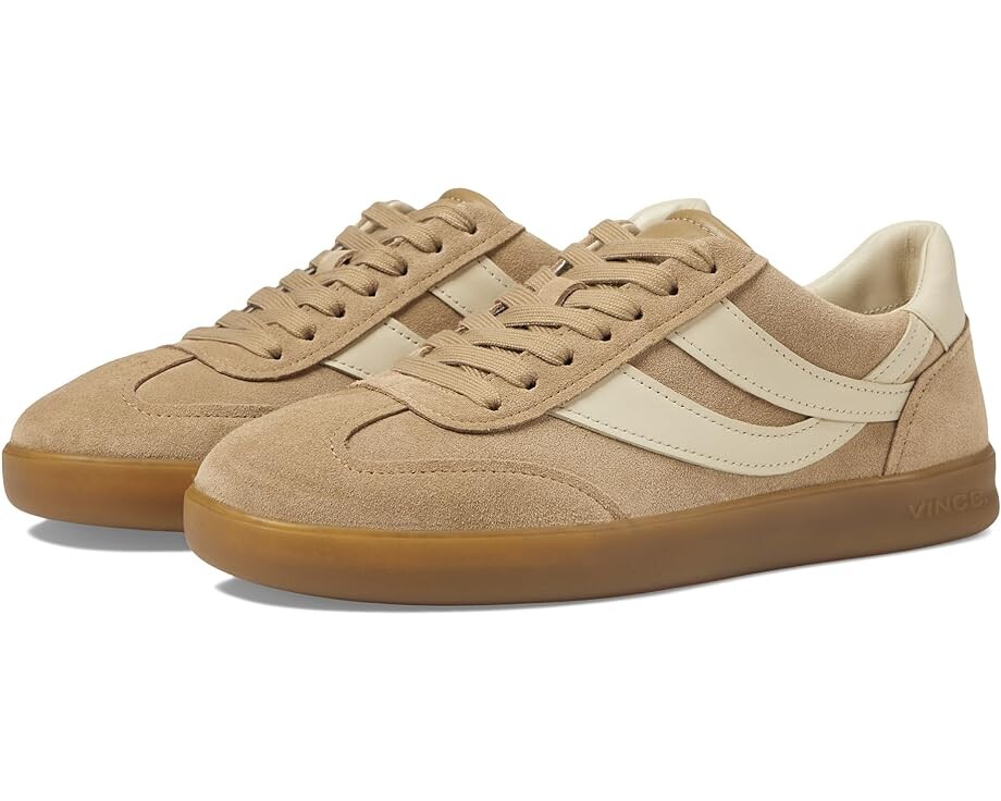 

Кроссовки Vince Oasis-M Lace-Up Retro Sneakers, цвет New Camel Beige Suede