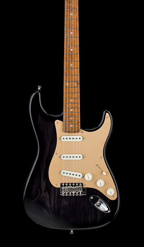 

Электрогитара Fender Custom Shop American Custom Stratocaster NOS - Ebony Transparent #16264