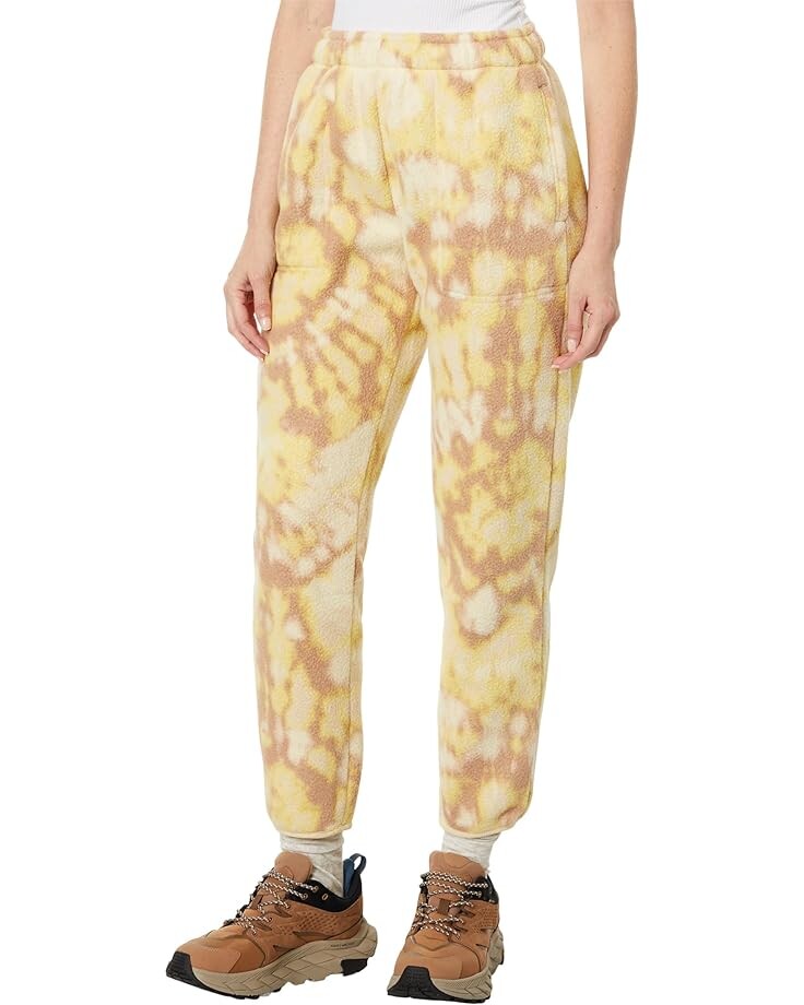 Джоггеры Toad&Co Campo Fleece, цвет Barley Tie-Dye Print