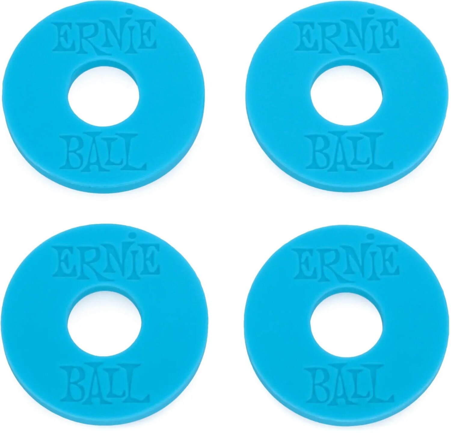 

Блоки с резиновыми ремешками Ernie Ball — синие (4 шт.)