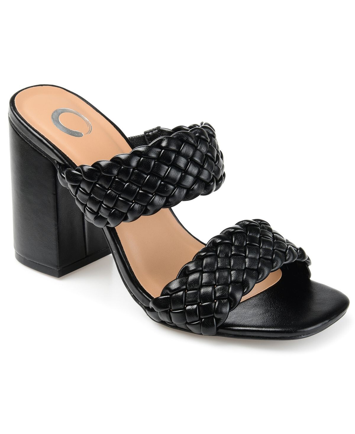 

Женские плетеные сандалии Melissa Journee Collection, черный