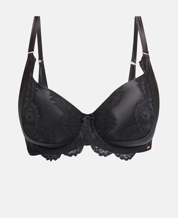 

Бюстгальтер на косточках Hunkemöller, цвет Caviar Black