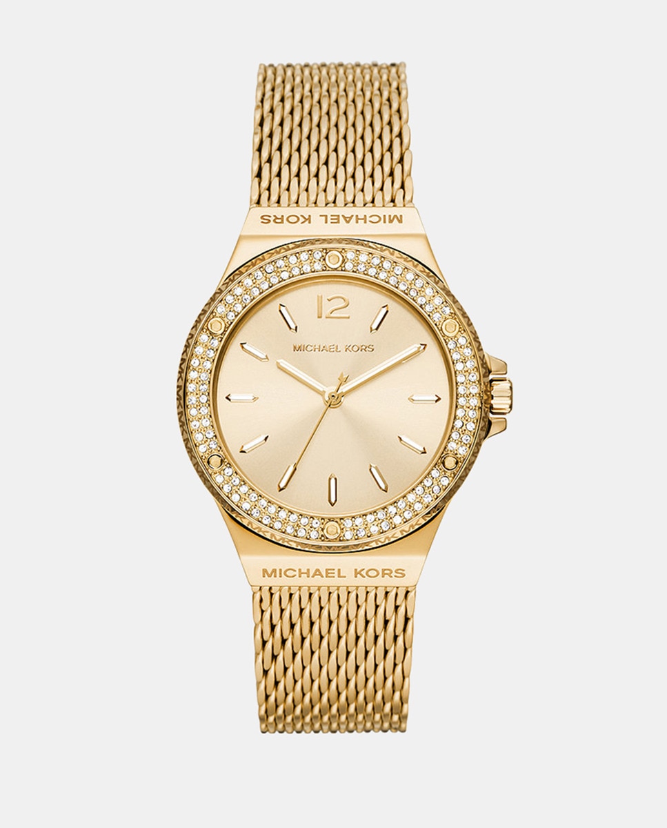 Lennox MK7335 женские часы из золотой стали Michael Kors, золотой