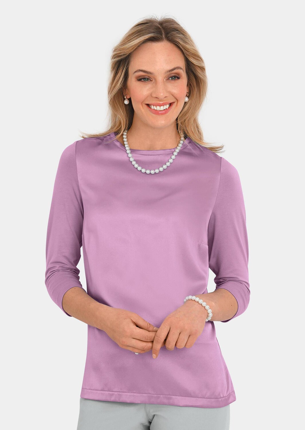 

Блуза GOLDNER nshirt, цвет flieder