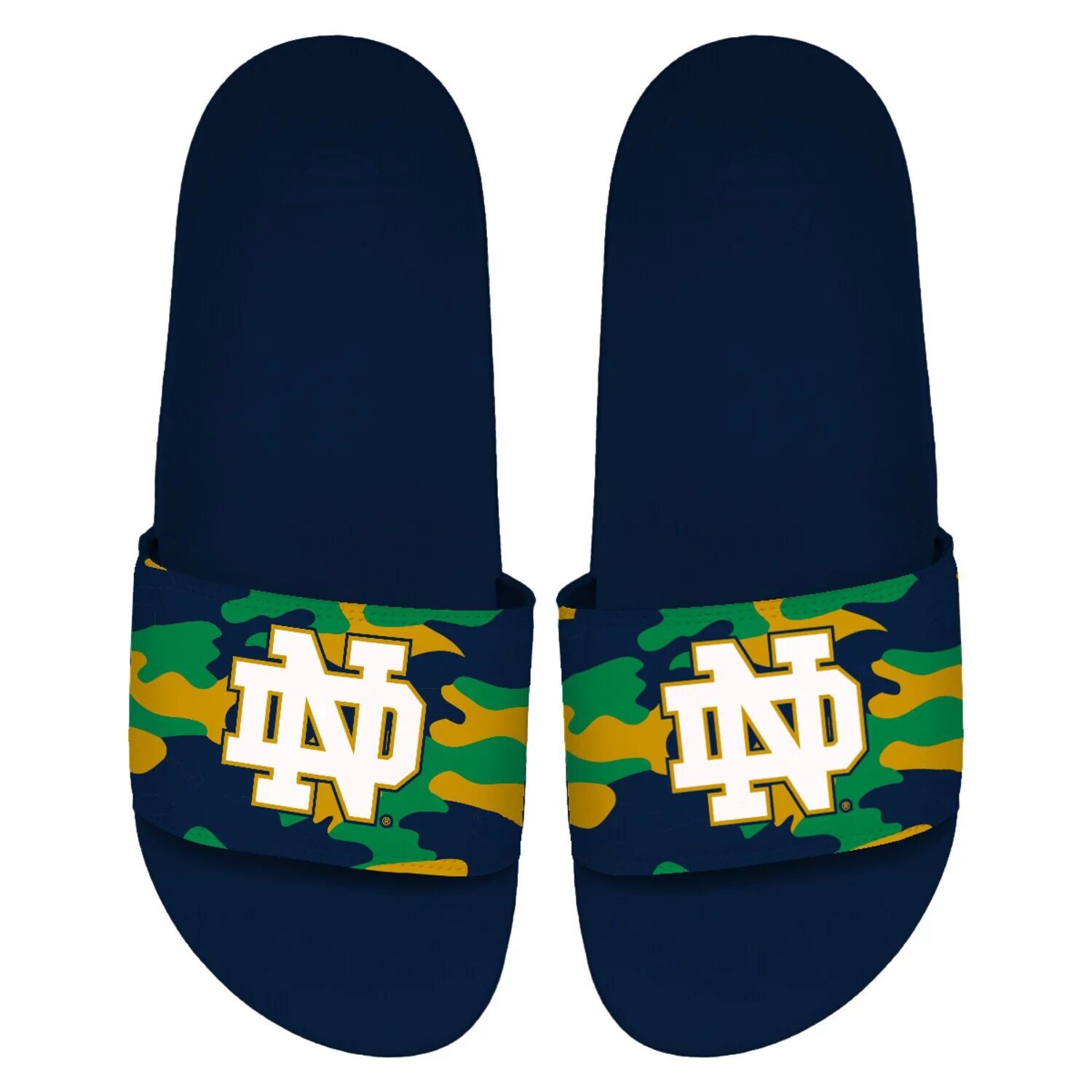 

Мужские шлепанцы ISlide Notre Dame Fighting Irish Camo Motto