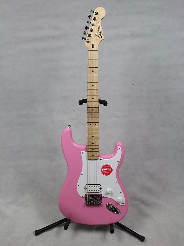 Электрогитара Fender Squier Sonic Stratocaster HT H Flash Pink