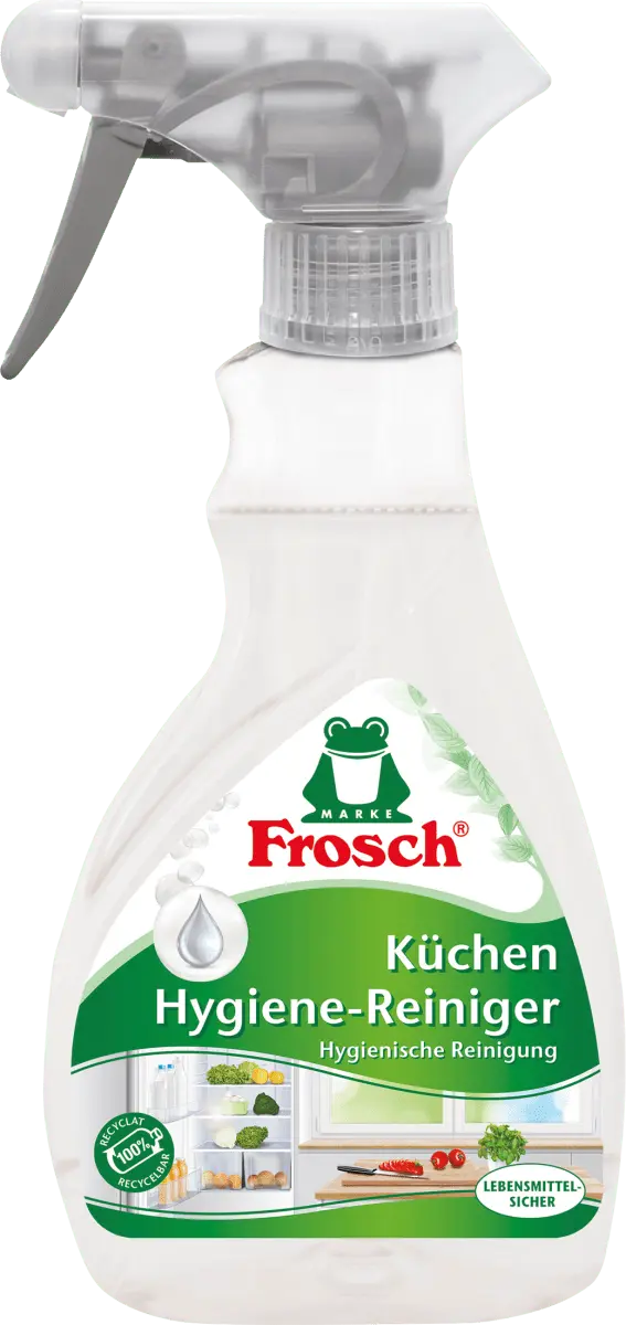 

Гигиеническое средство для кухни пищевое безопасное 300 мл. Frosch