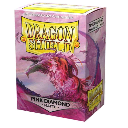 Чехол для карточек Dragon Shield Matte Sleeves – Pink Diamond (100) цена и фото
