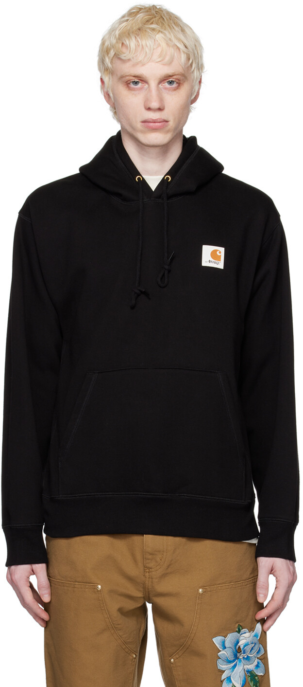 

Черная толстовка с капюшоном Awake NY Carhartt WIP Edition, Черный