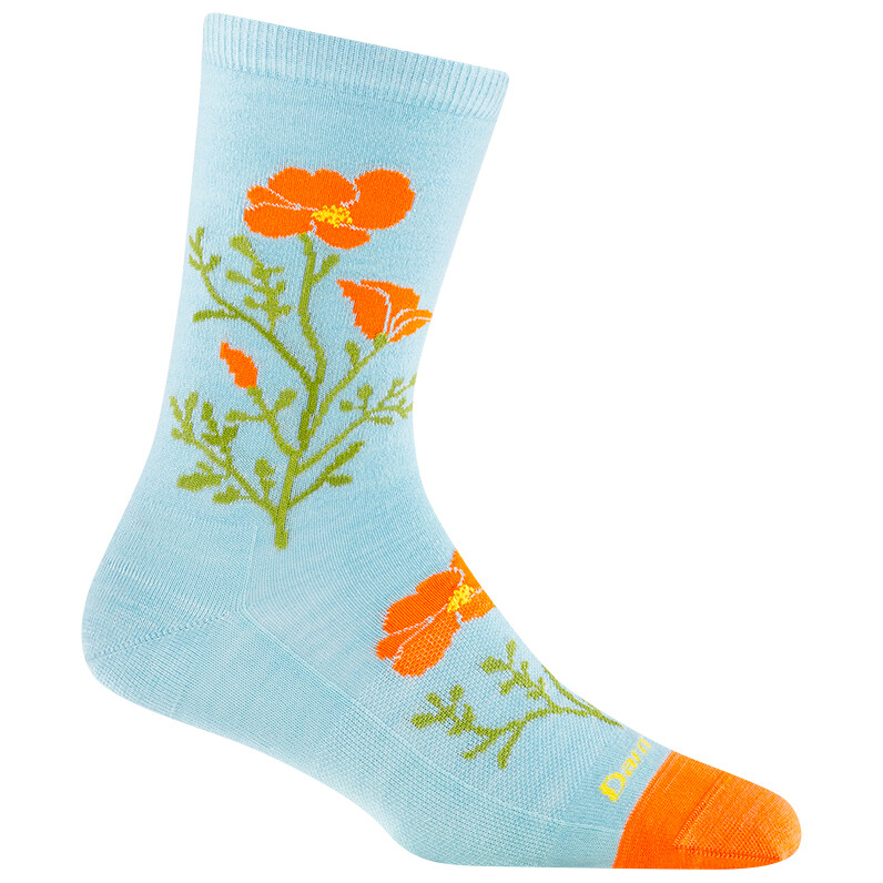

Многофункциональные носки Darn Tough Blossom Crew Lightweight, цвет Glacier