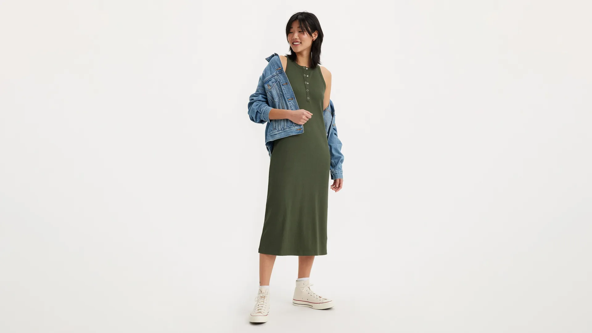 

Платье-майка Эллия Levi's, зеленый