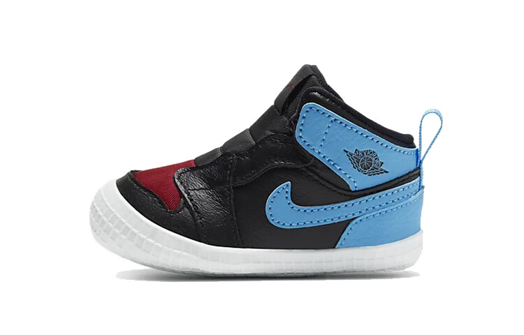 

Ботинки для кроватки Air Jordan 1 (TD) Черный/Синий/Красный
