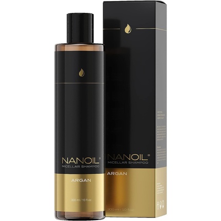цена Мицеллярный шампунь с маслом арганы 300мл - защита и разглаживание ослабленных волос, Nanoil