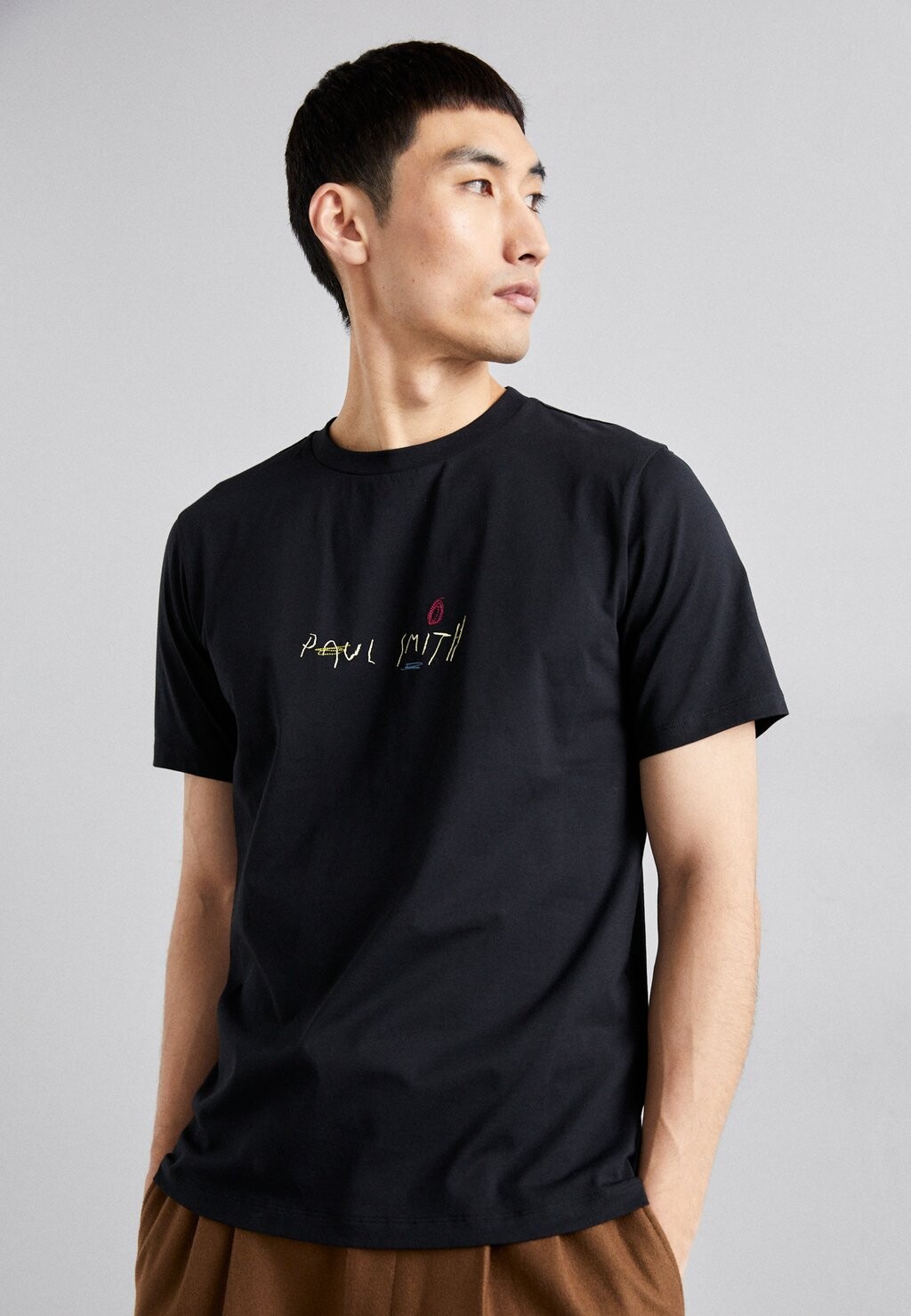 

Футболка с принтом LOGO Paul Smith, цвет black