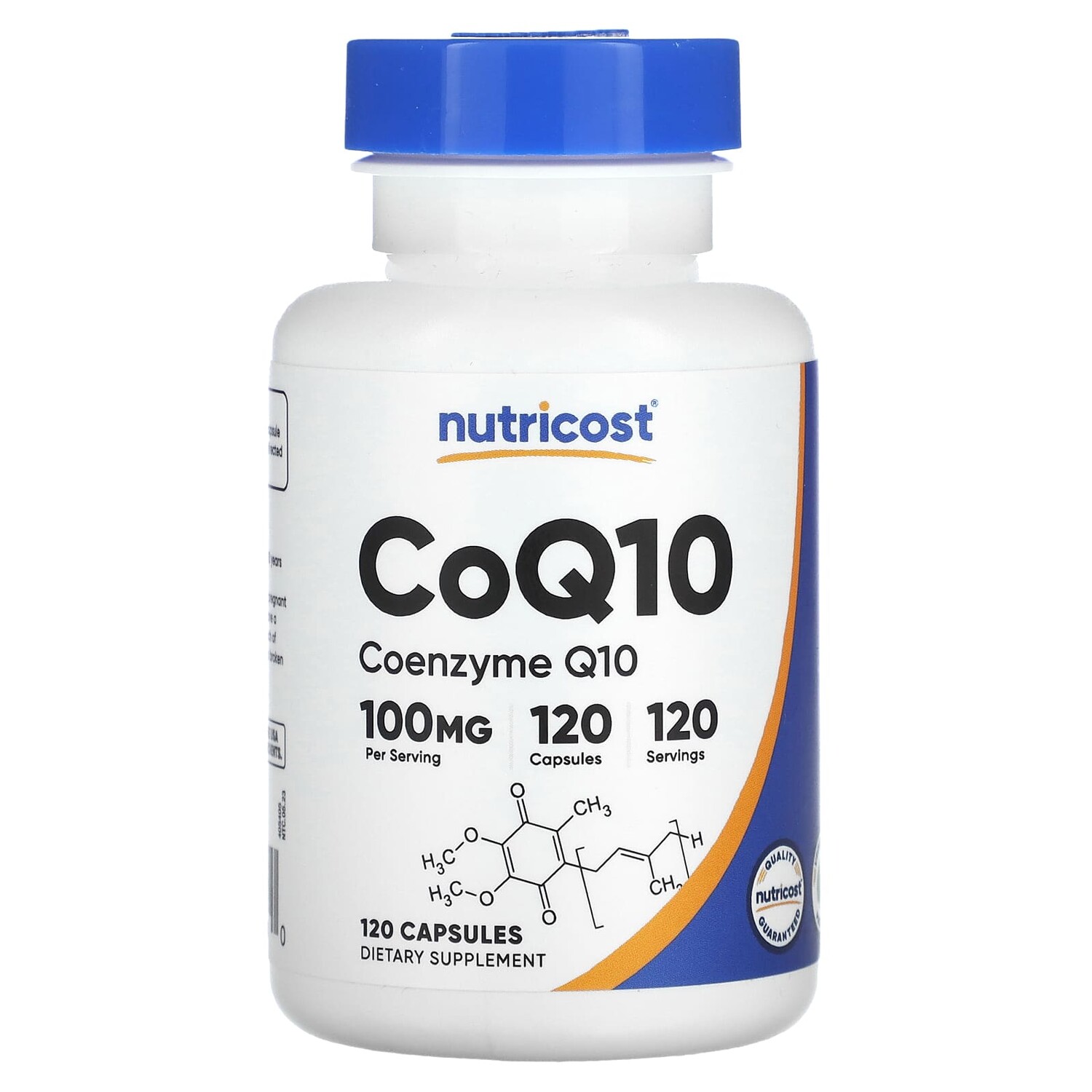 

CoQ10, коэнзим Q10, 100 мг, 120 капсул, Nutricost