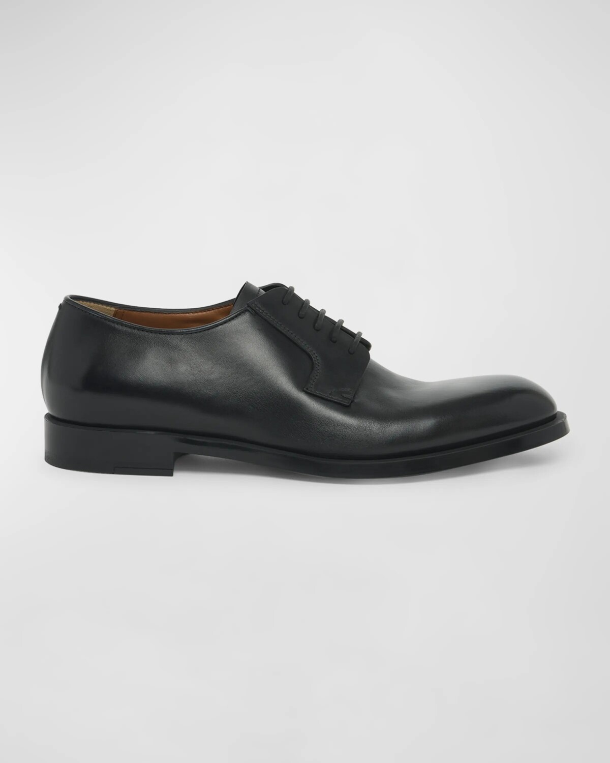 

Мужские кожаные лоферы дерби на шнуровке Zegna, цвет Blk Sld