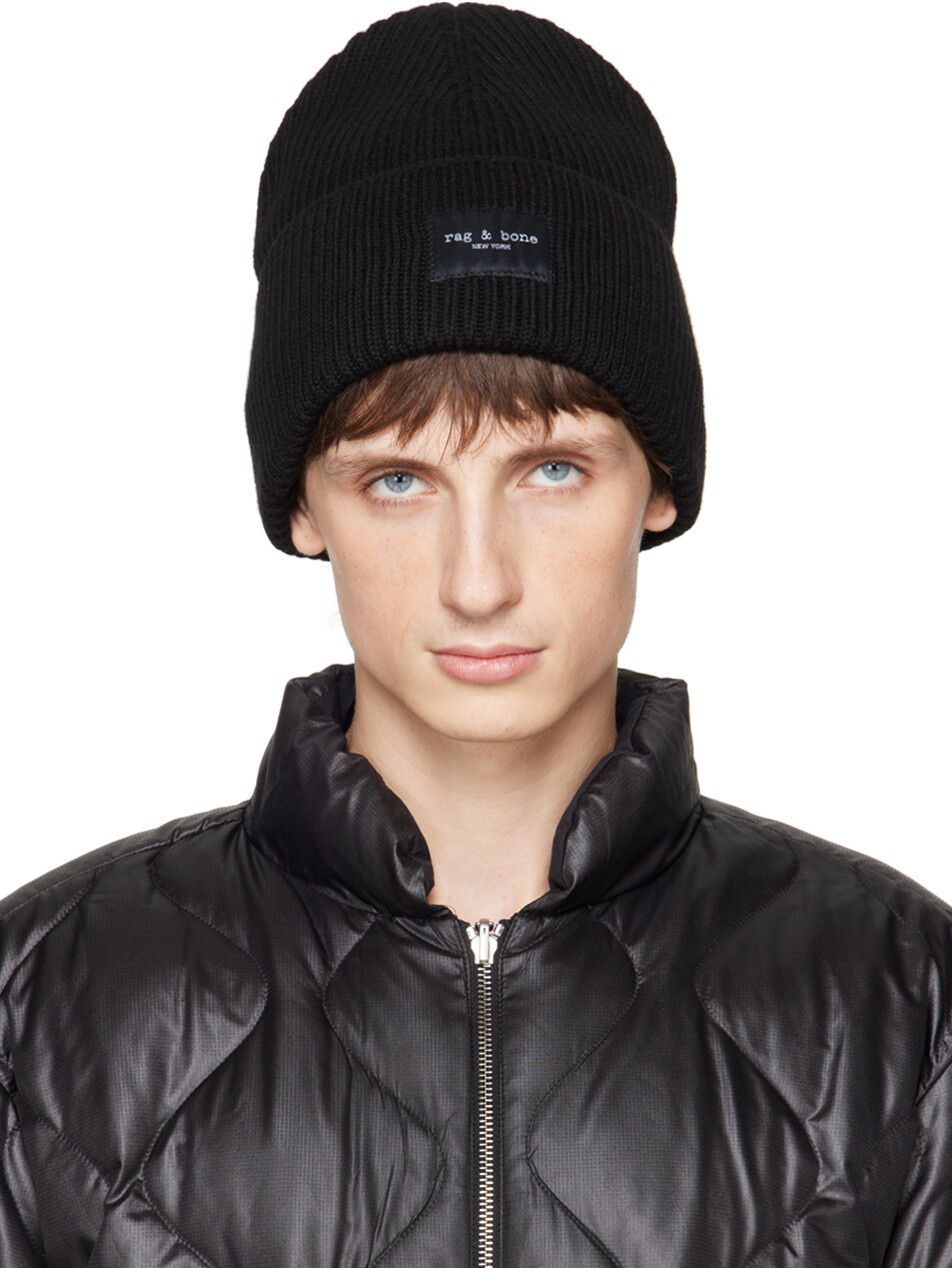 

Черная шапка Blake rag & bone