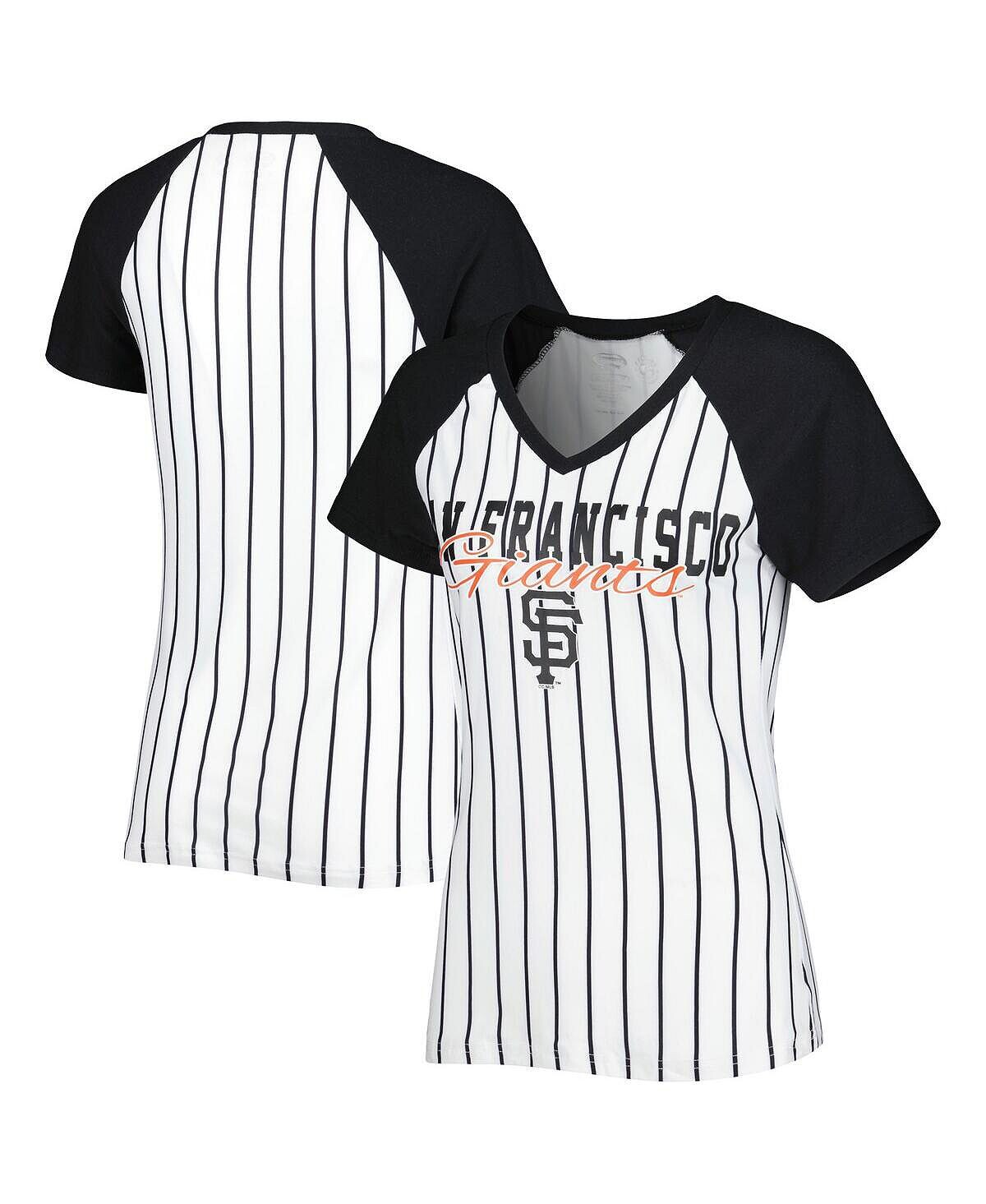 

Женская белая ночная рубашка San Francisco Giants Reel в тонкую полоску Concepts Sport, белый