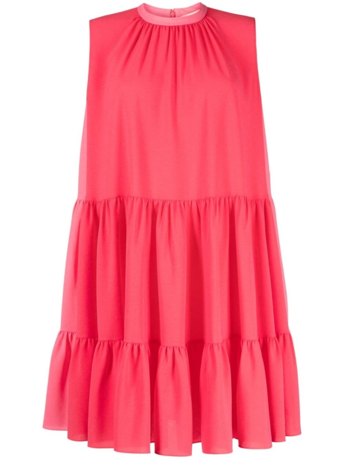 

Roksanda colour-block tiered dress, розовый